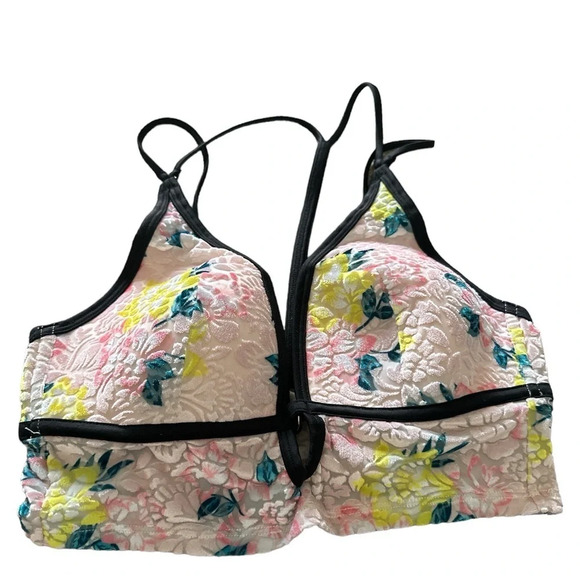 Victoria Secret PINK Small Velvet Floral Bralett Bra - Picture 4 of 8